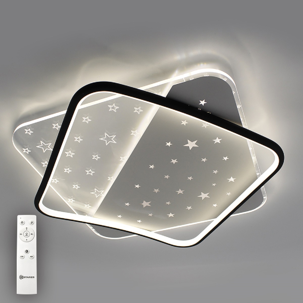 Изображение товара Люстра потолочная светодиодная ESTARES 105 Вт современный дизайн с пультом