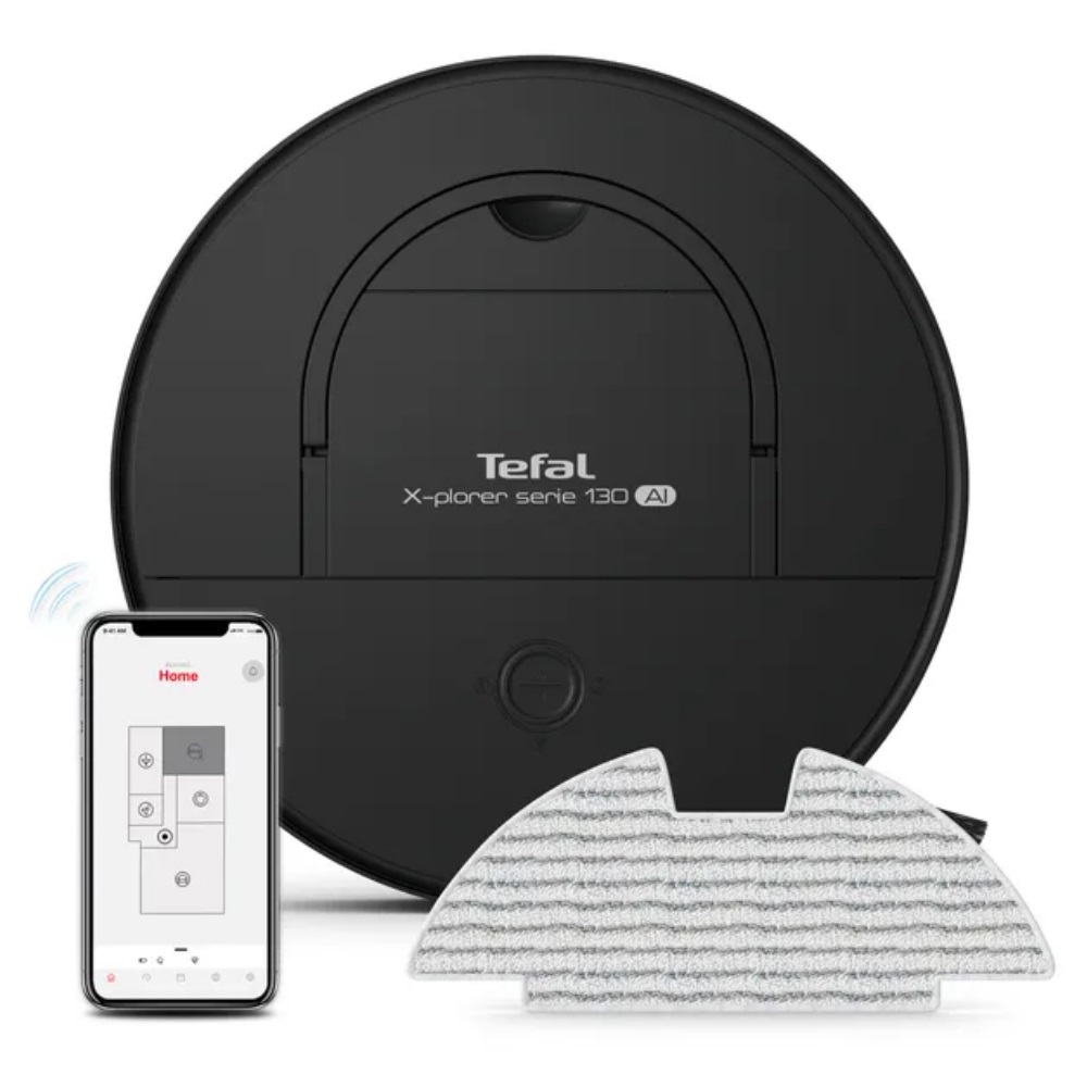 Изображение товара Робот-пылесос с влажной уборкой Tefal Rg9075wh 0.5 л цвет черный