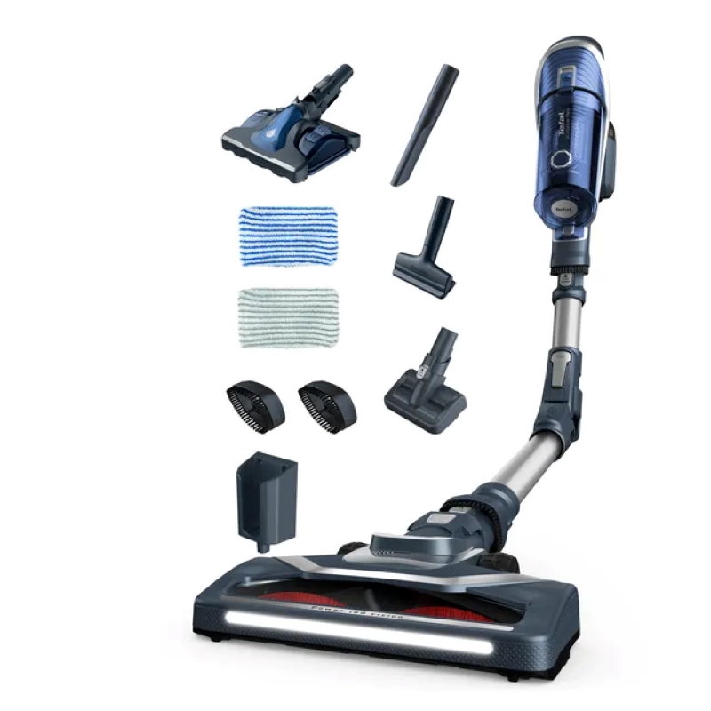 Изображение товара Портативный беспроводной пылесос Tefal TY9691W0 130 Вт 0.55л цвет синий