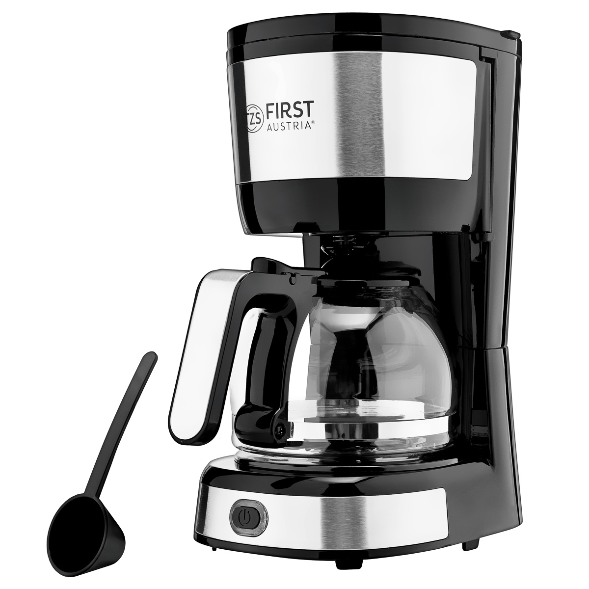 Изображение товара Кофеварка электрическая FIRST FA-5464-4 Black/Steel 750 Вт капельная на 5 чашек