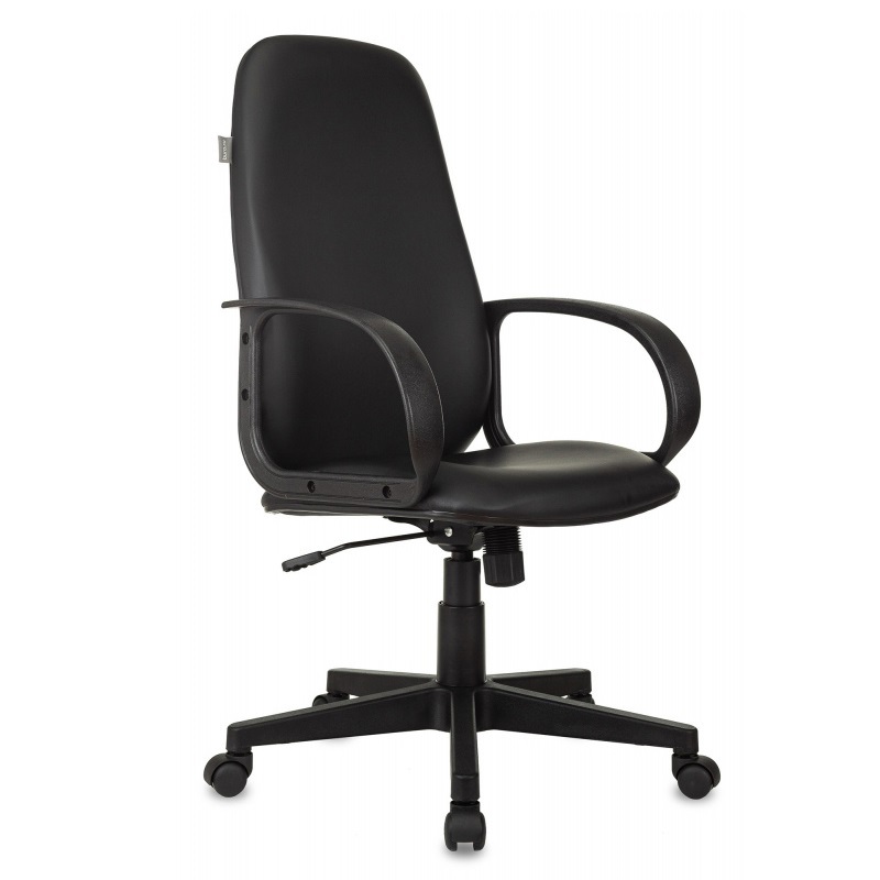 Изображение товара Офисное кресло Бюрократ CH-808AXSN/OR-16 черное из эко-кожи