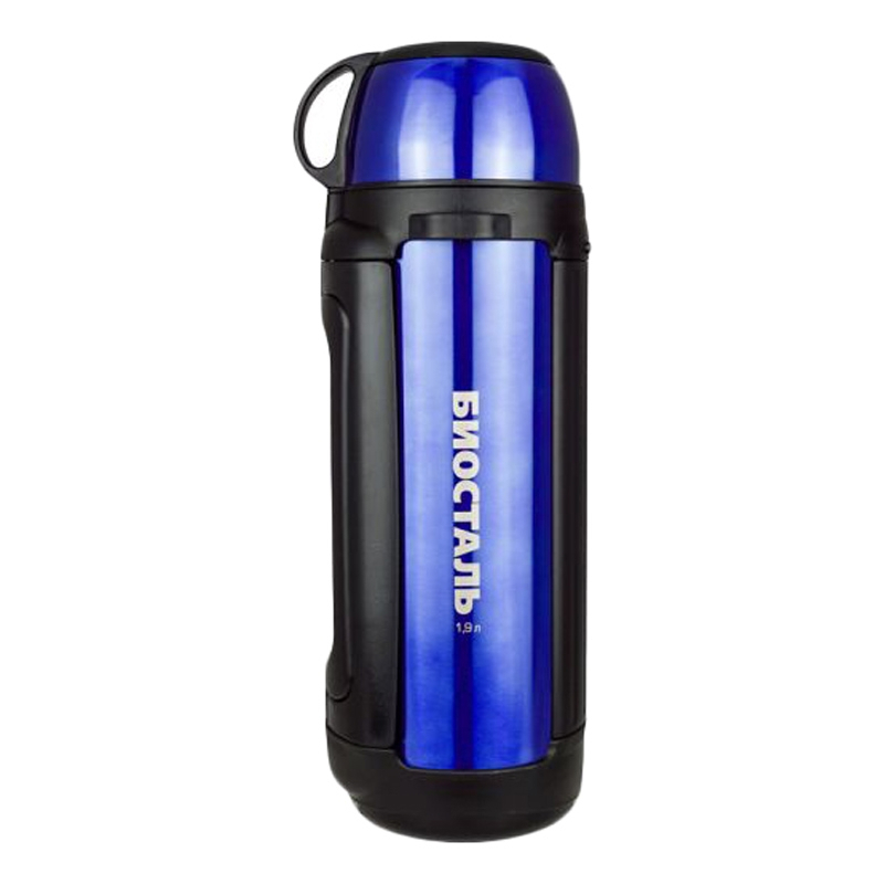 Изображение товара Универсальный термос BIOSTAL 1.9 л с теплоизоляционной пробкой и ручкой