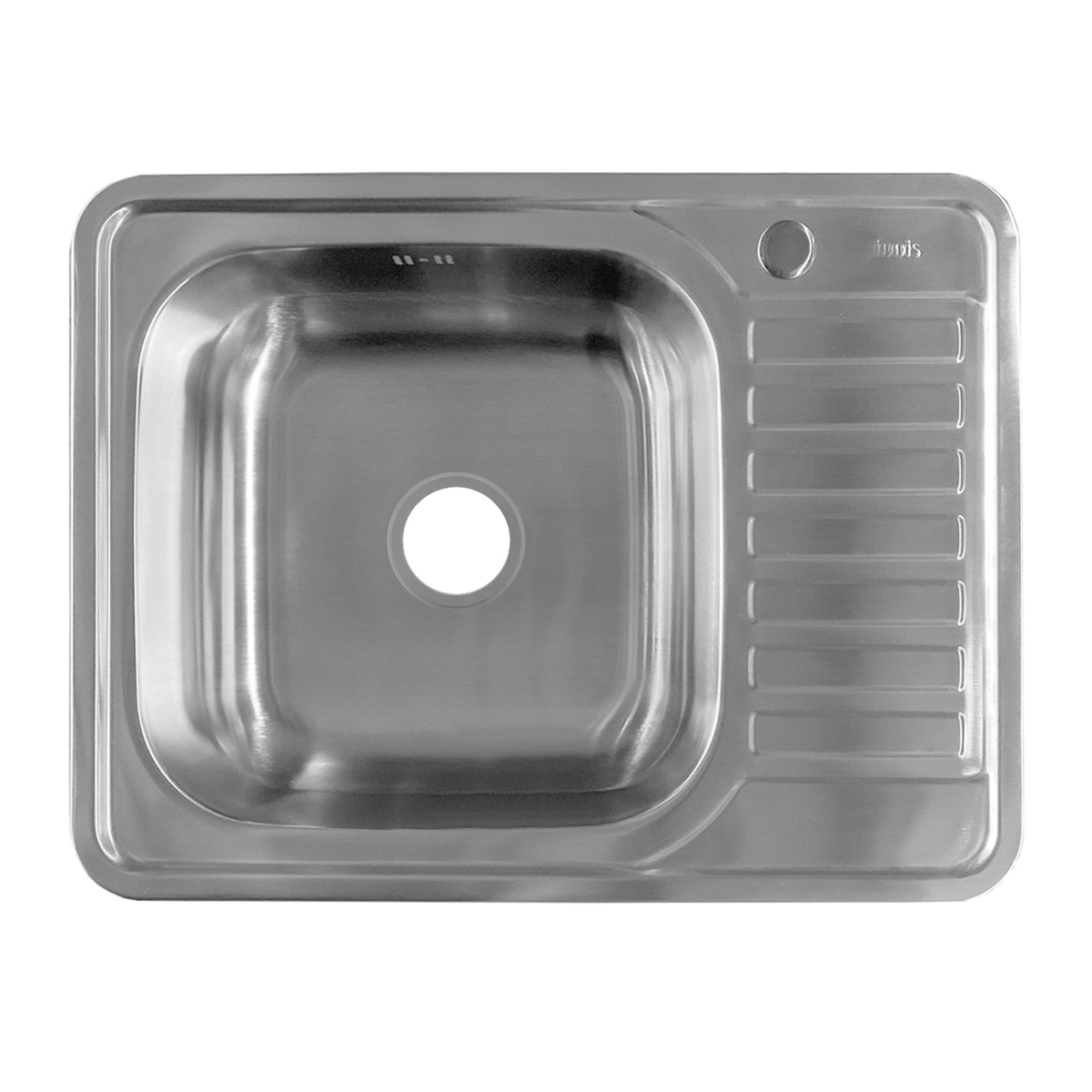 Изображение товара Кухонная мойка IDDIS BAS65SLI77 из нержавеющей стали 50x65 см с антишумовым покрытием