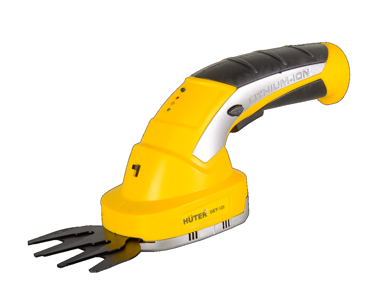 Изображение товара Аккумуляторные ножницы Huter GET-120 для стрижки кустов и травы