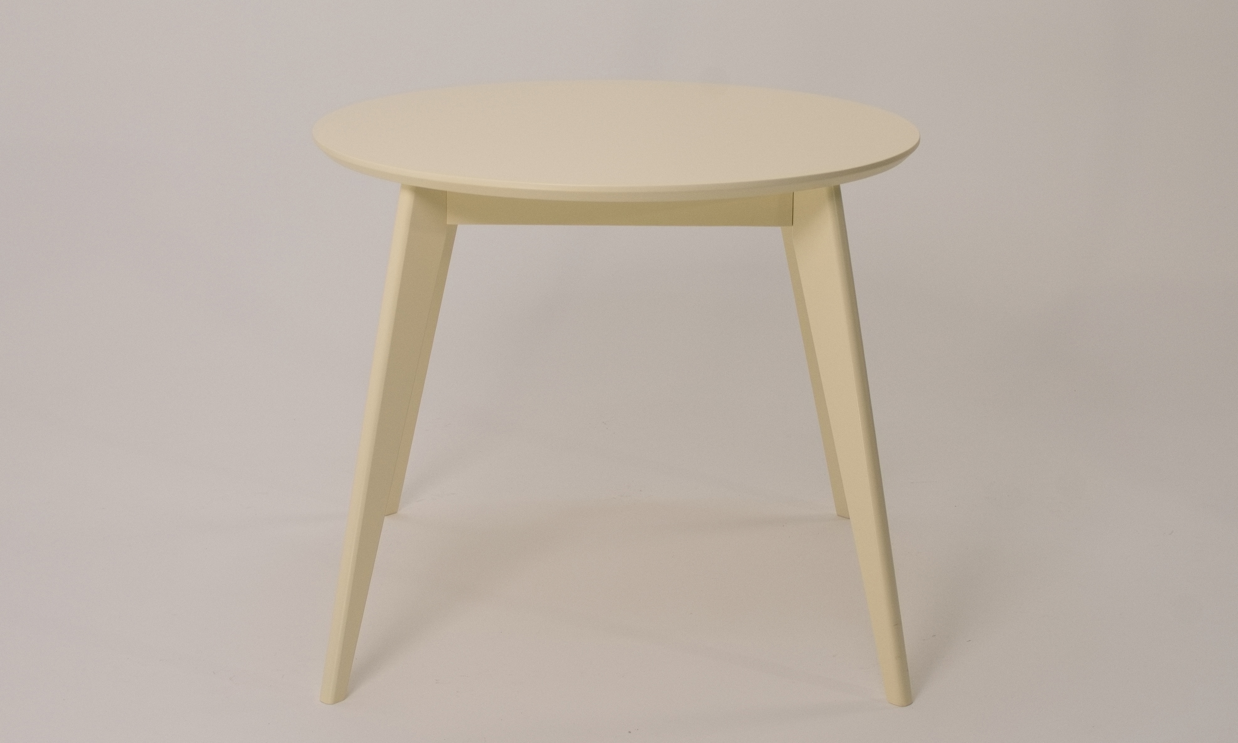 Изображение товара Круглый кухонный стол Zip-Mebel Сканди F004100S00 100x75 см слоновая кость