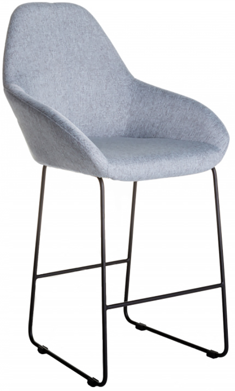 Изображение товара Барный стул R-home Kent серый современный комфортный высокое качество