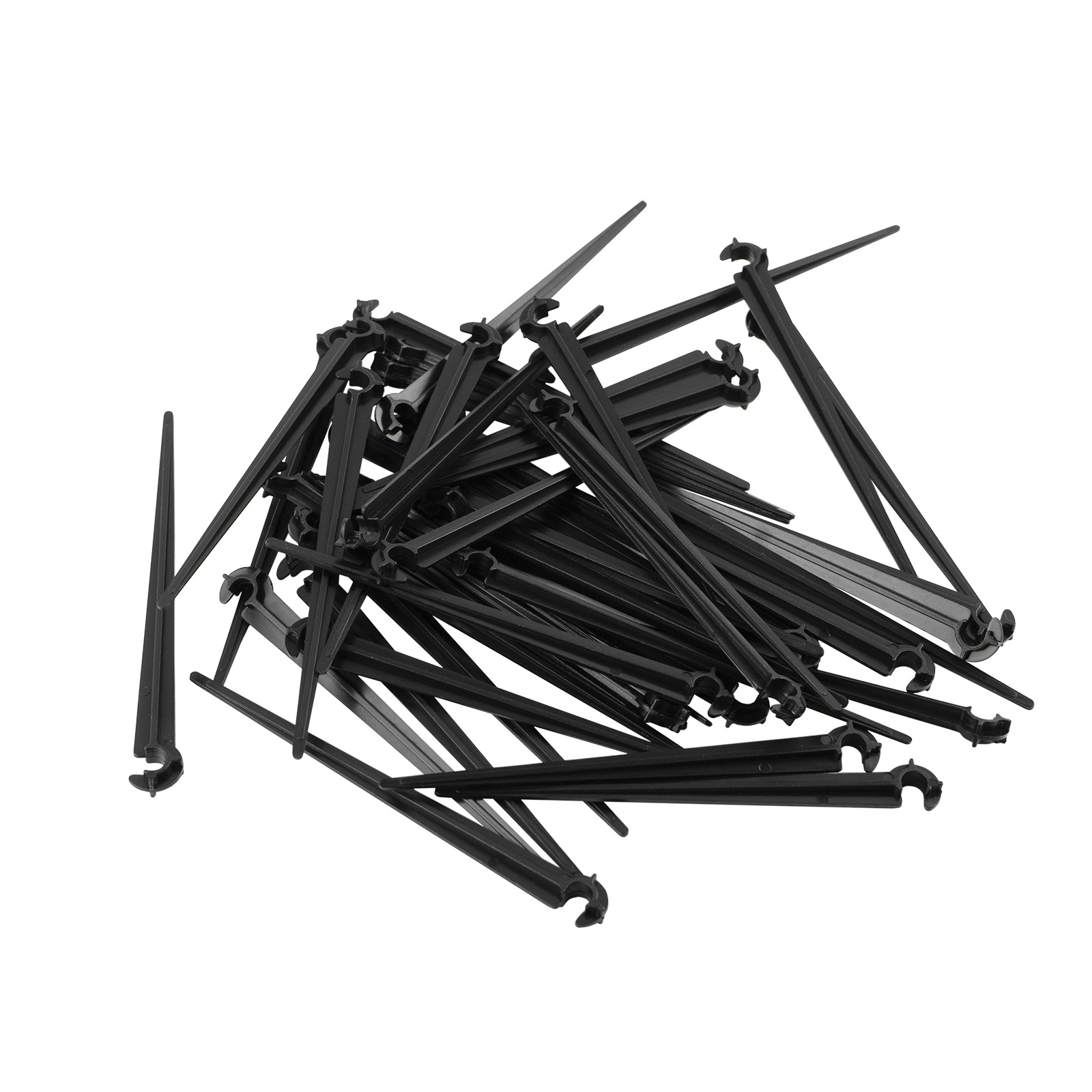 Изображение товара Стойка для трубки Поливнадаче ПВХ 4/7мм h 11см 40 шт