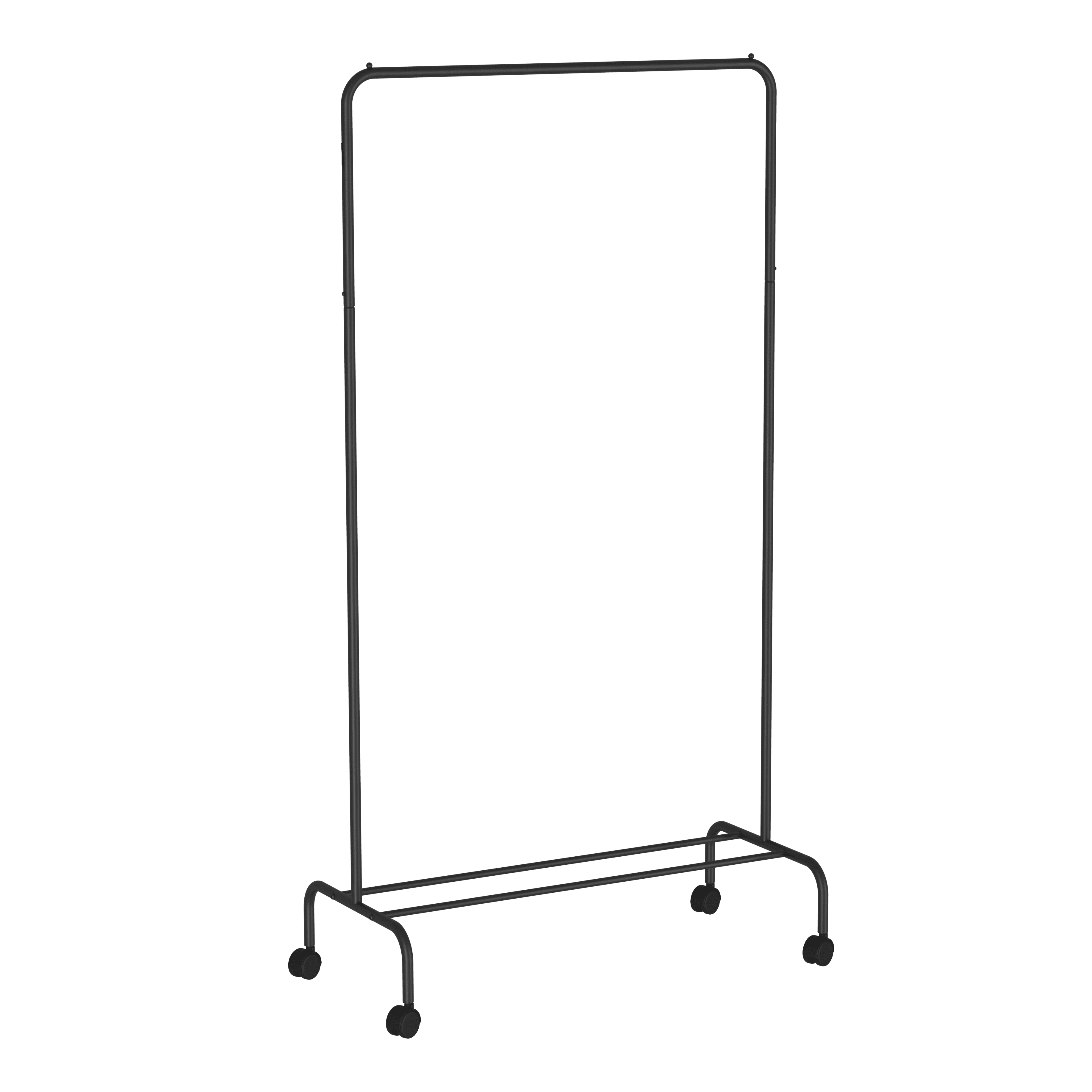 Изображение товара Напольная вешалка ЗМИ Радуга 2 с колесами графит