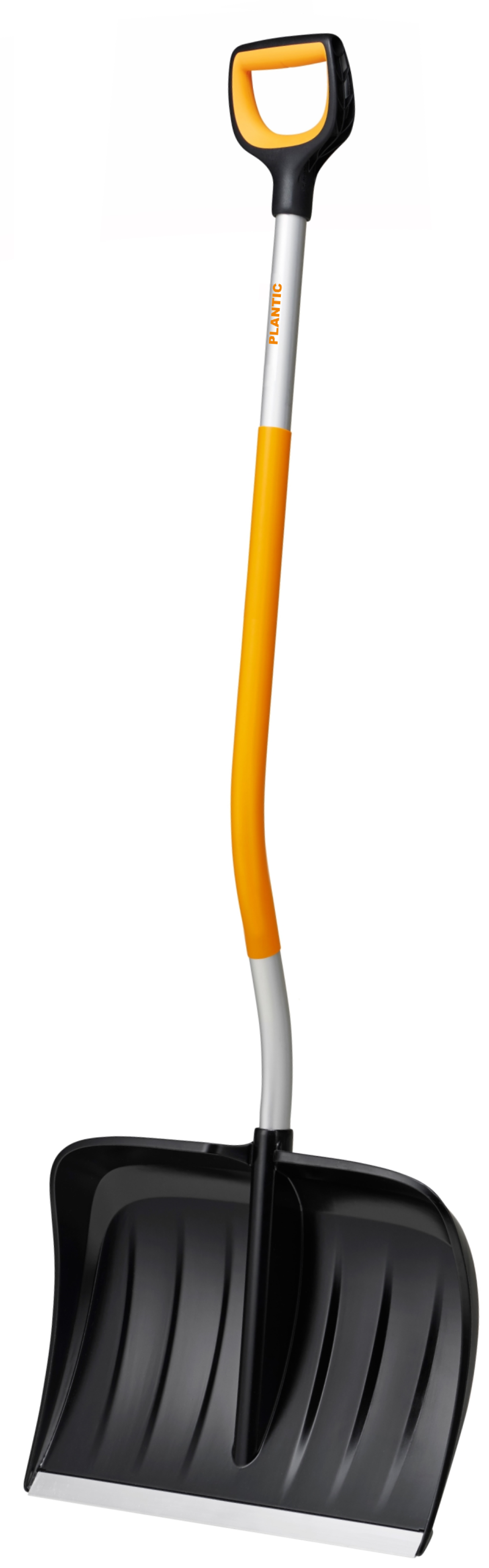 Изображение товара Лопата для уборки снега Plantic Ergonomic 152 см с алюминиевым черенком и полипропиленовым ковшем