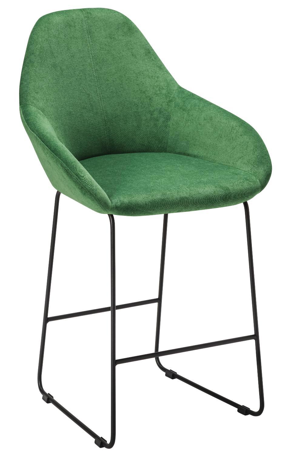 Изображение товара Полубарный стул R-home Kent зеленый высокого качества, Россия