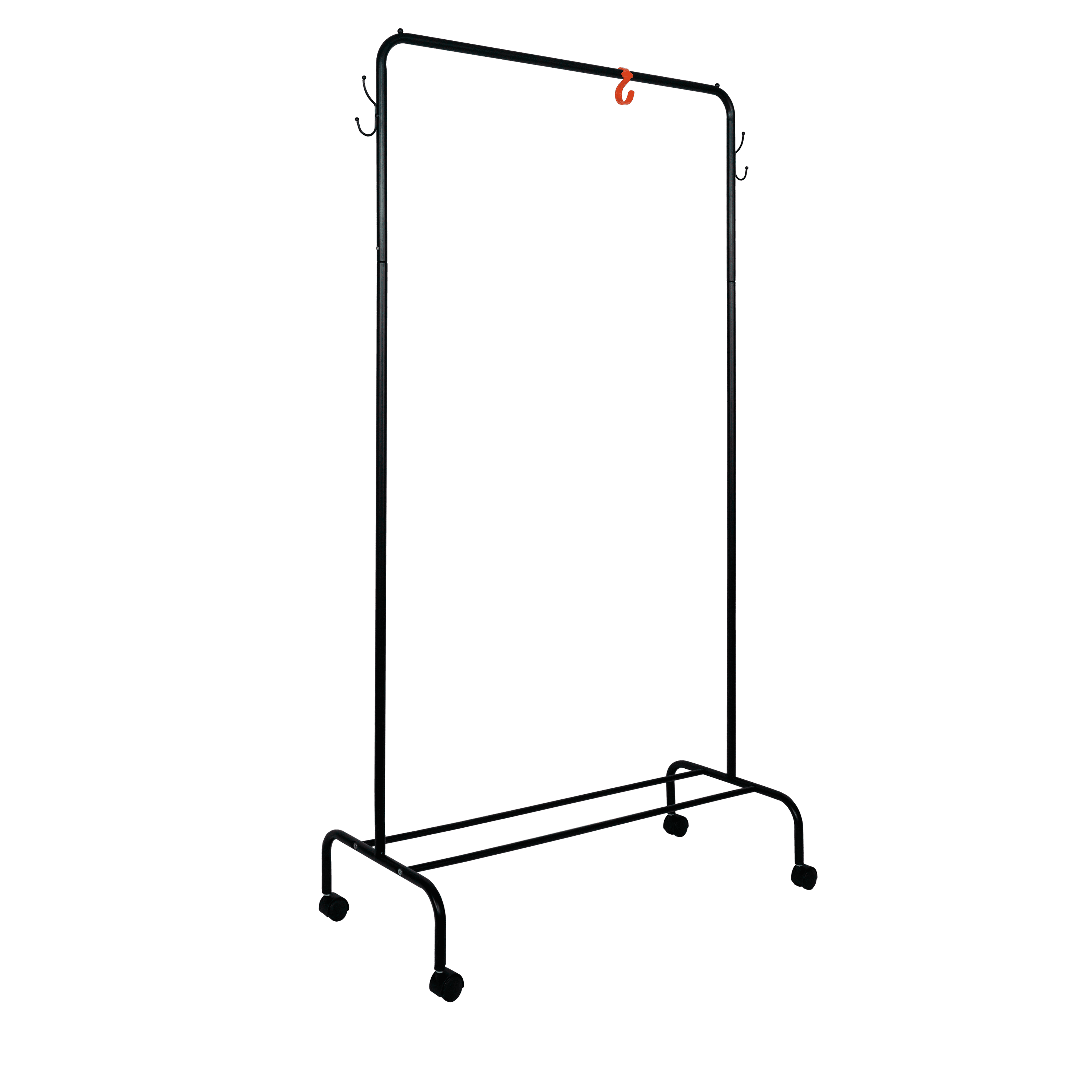 Изображение товара Напольная вешалка Зми Радуга 90x152x39 см черный металл для одежды и обуви