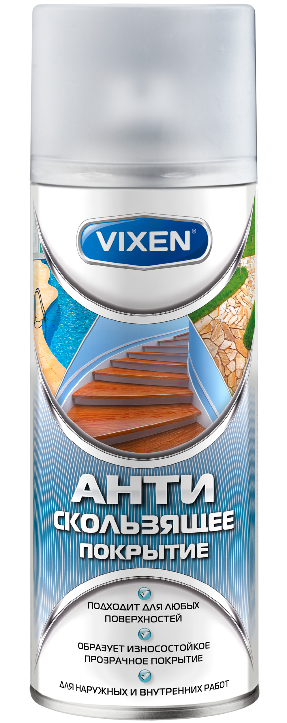 Изображение товара Краска аэрозольная Vixen Антискользящее покрытие 520 мл