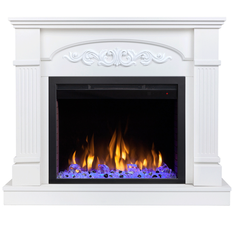 Изображение товара Каминокомплект Realflame Cristina 25.5 WT с очагом Saphir 25.5 750Вт пастельно-белый