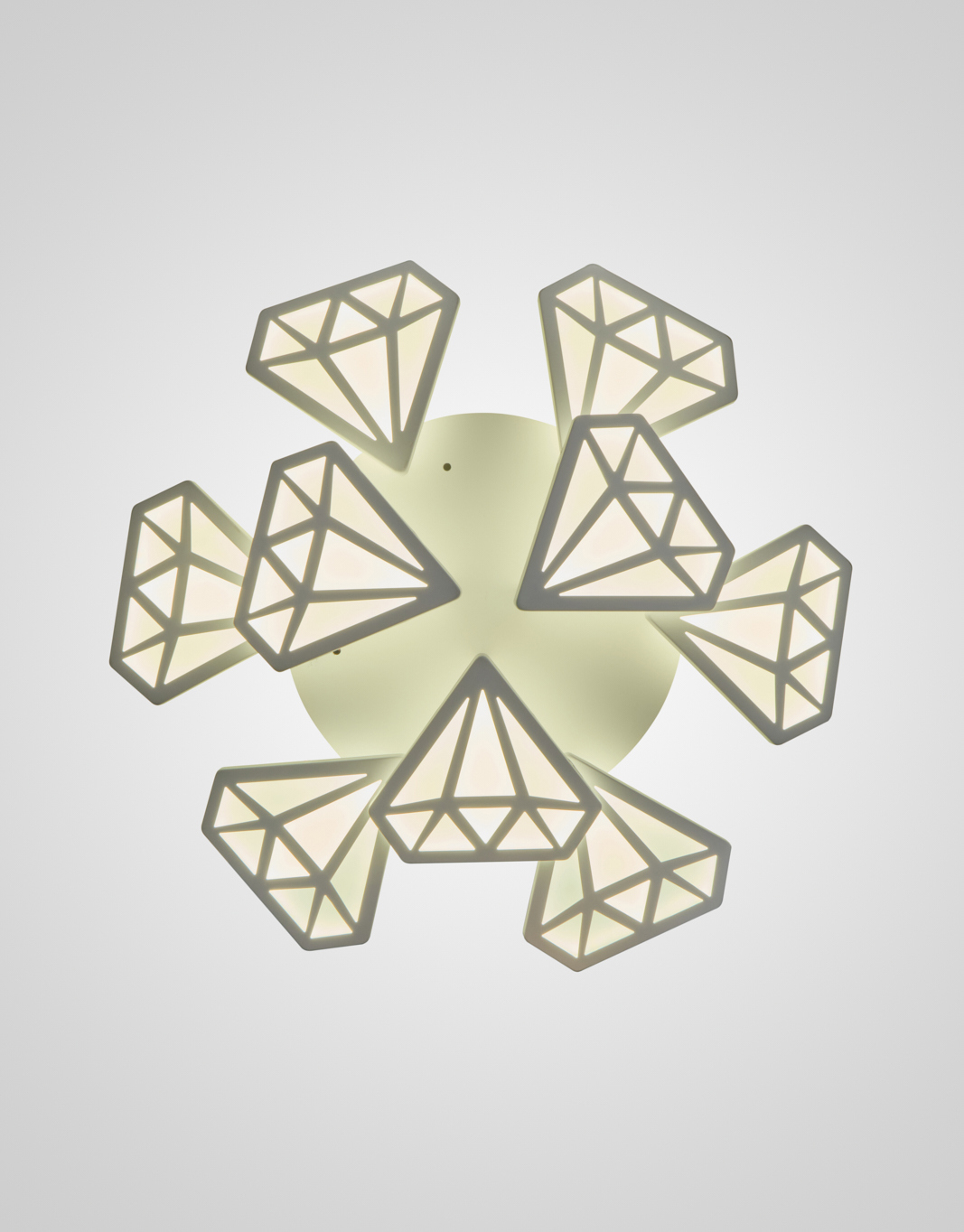 Изображение товара Люстра потолочная светодиодная Мелодия света 8001 для современных интерьеров