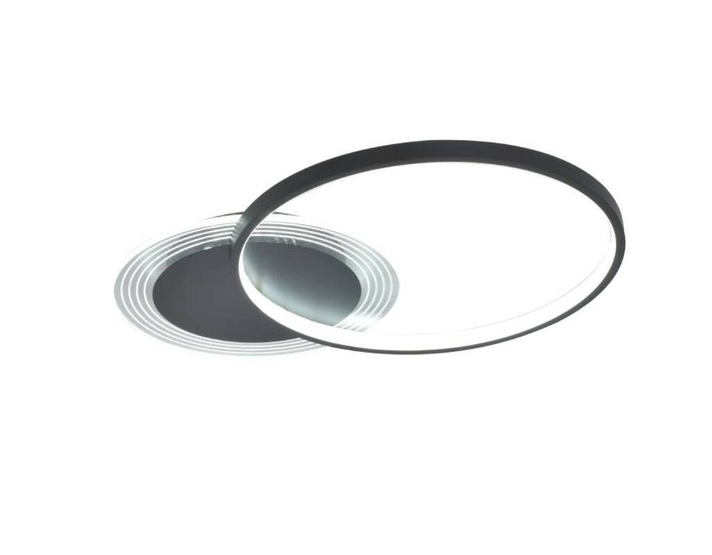 Изображение товара Современная светодиодная люстра потолочная Мелодия света Flash 14 м² черный