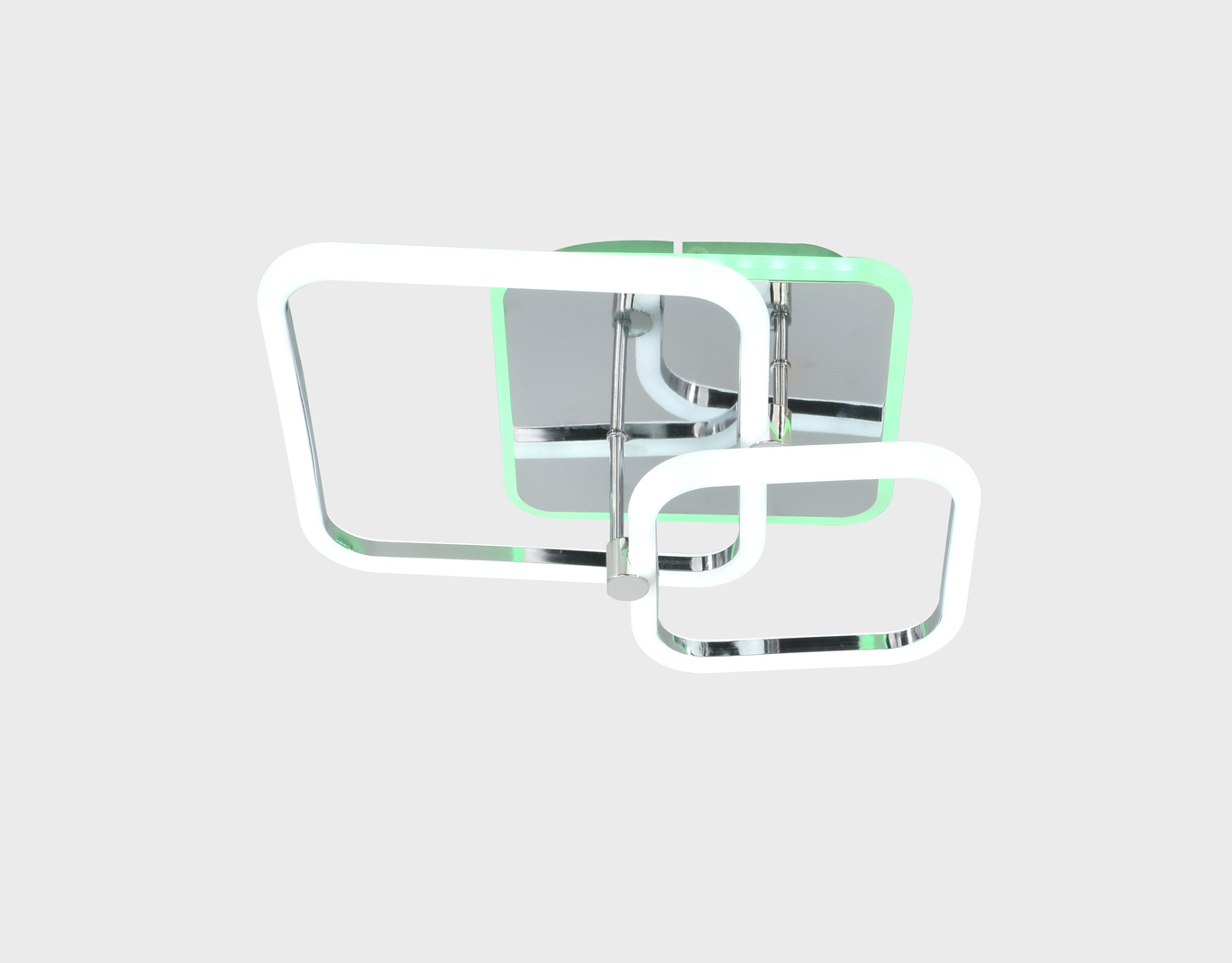 Изображение товара Люстра потолочная Мелодия света M68570 15 м² регулируемый цвет света RGBW цвет серый серебристый