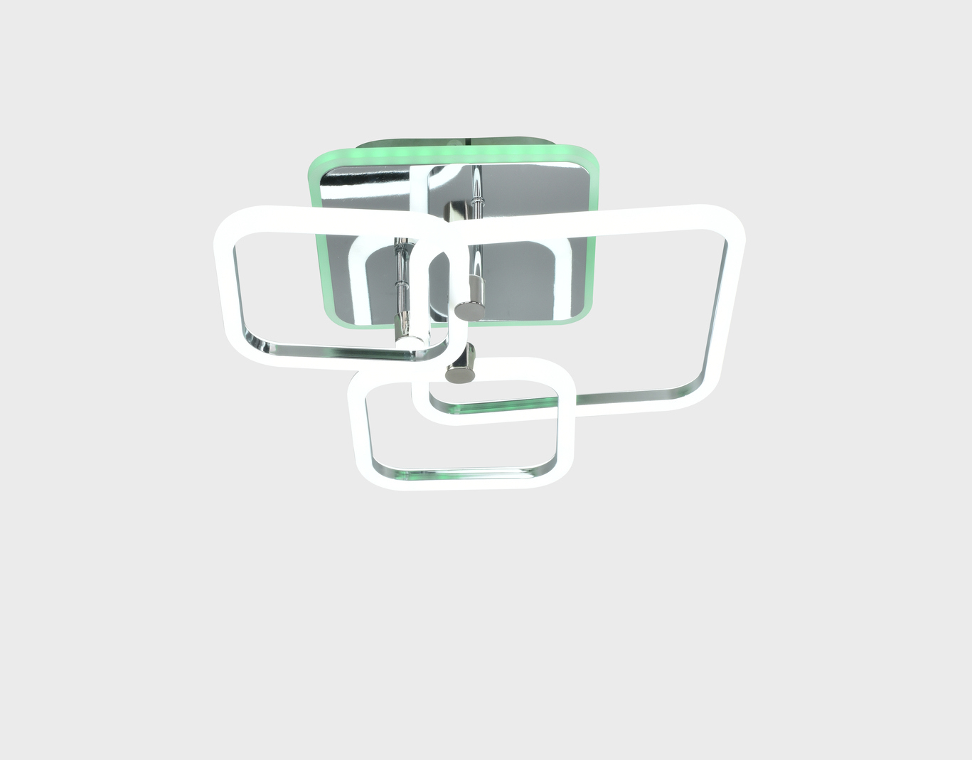 Изображение товара Люстра потолочная Мелодия света M68570 18 м² регулируемый цвет света RGBW цвет серый серебристый