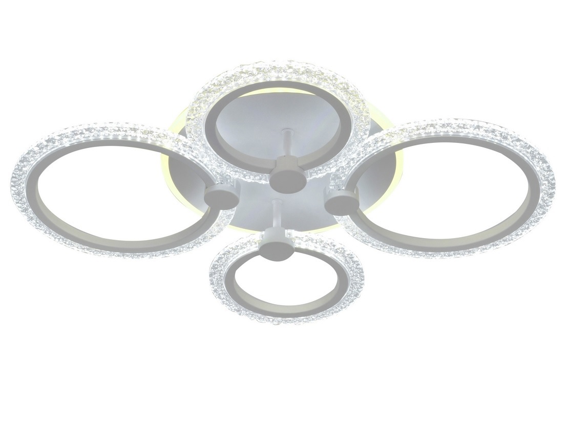 Изображение товара Люстра потолочная светодиодная Мелодия света M68792 14 м² белый современный дизайн