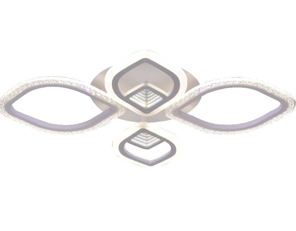 Изображение товара Люстра потолочная светодиодная Мелодия света Petal 20 м² регулируемый белый свет