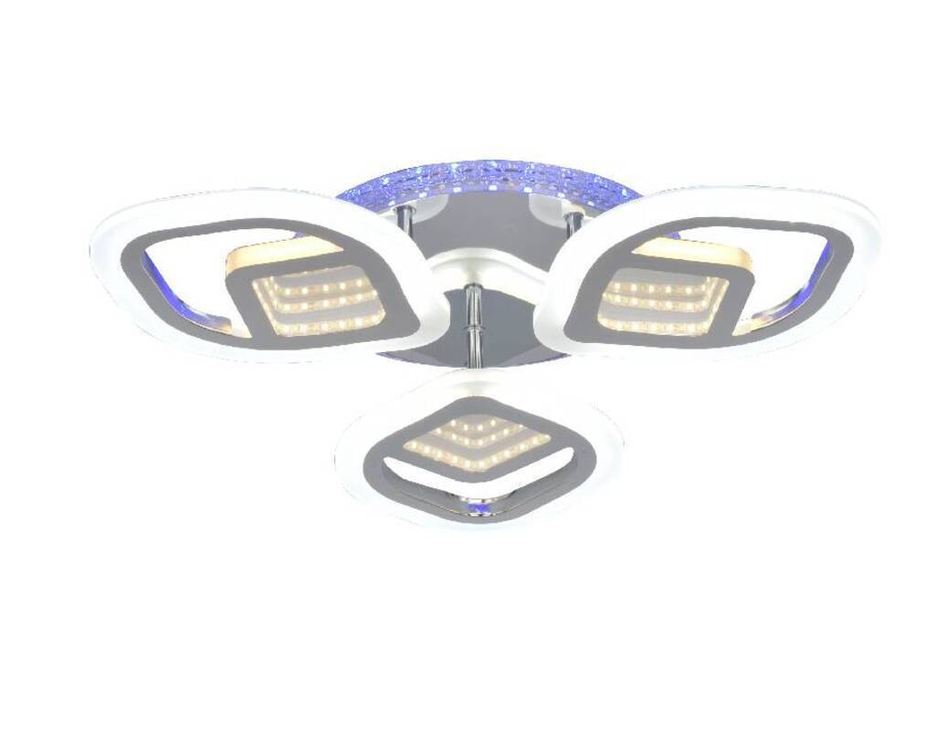 Изображение товара Люстра потолочная LED Мелодия света Petal с регулируемым RGBW светом 18 м²