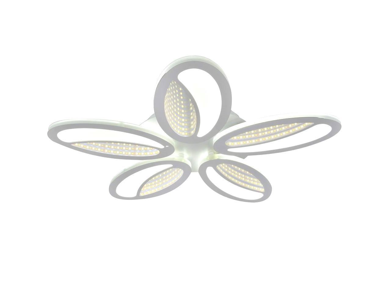 Изображение товара Люстра потолочная светодиодная Мелодия света Floral 30 м² 5 плафонов регулируемый белый свет