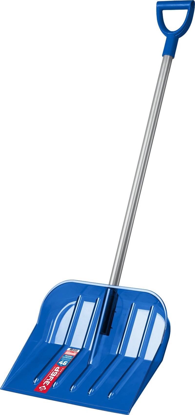 Изображение товара Лопата снеговая ЗУБР АНГАРА ударопрочная алюминиевый черенок 46 см