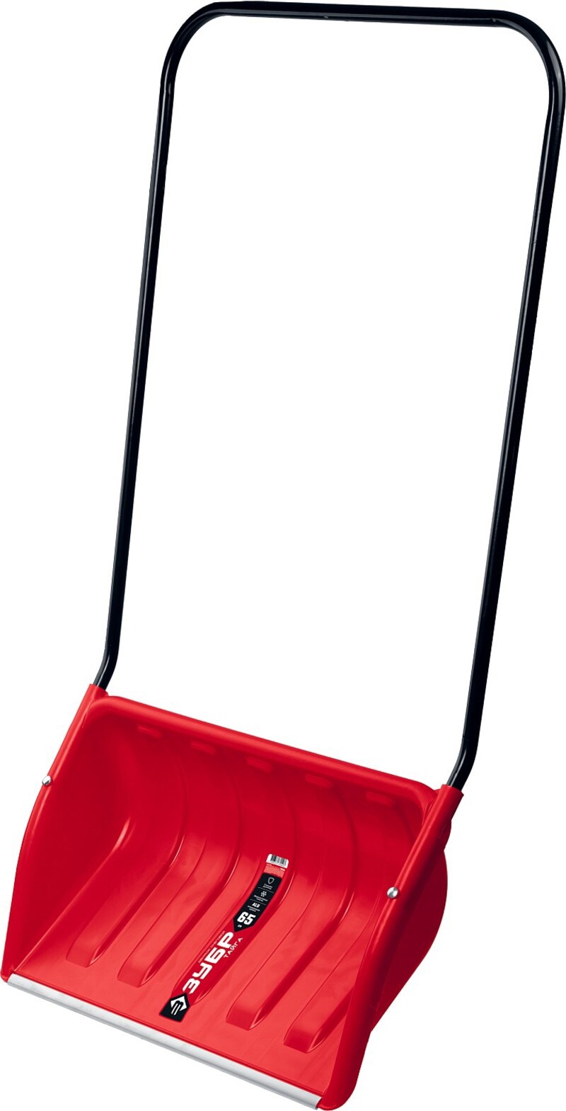 Изображение товара Лопата снеговая ЗУБР Тайга 650 мм пластиковая со стальным черенком