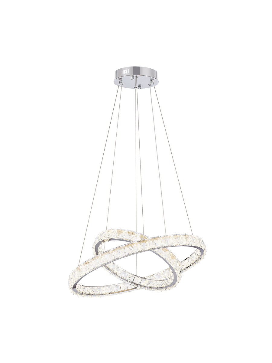 Изображение товара Люстра подвесная Arte perfetto luce с хрусталем и пультом управления 24 м²