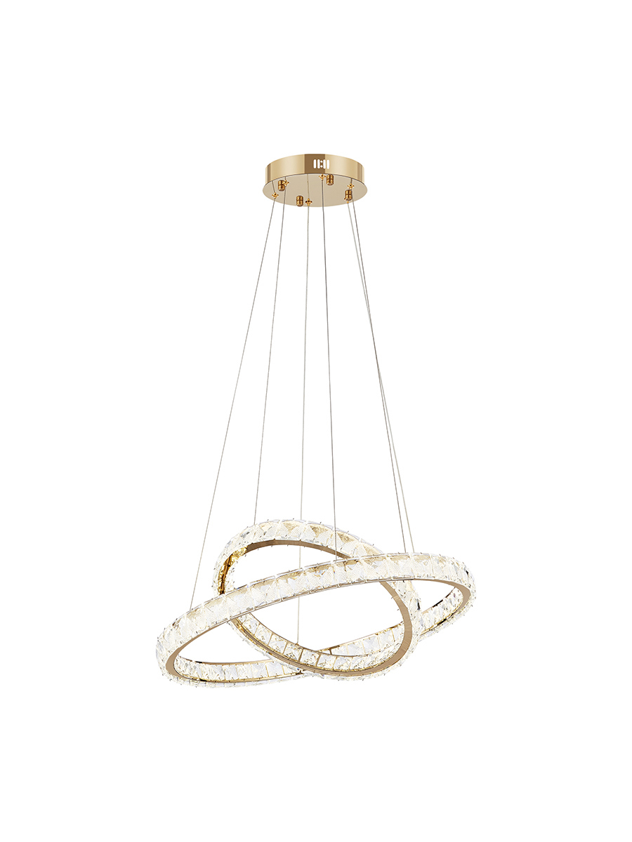 Изображение товара Люстра подвесная Arte perfetto luce с пультом управления и хрусталем 24 м²