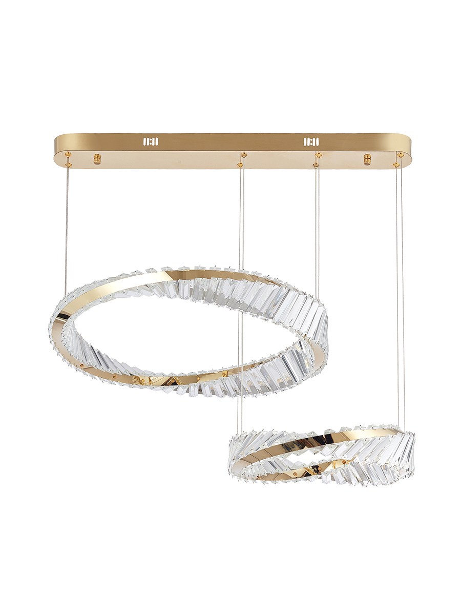 Изображение товара Люстра подвесная Arte perfetto luce 3331.2249.d600-d400.gd с пультом управление 20 м² нейтральный б