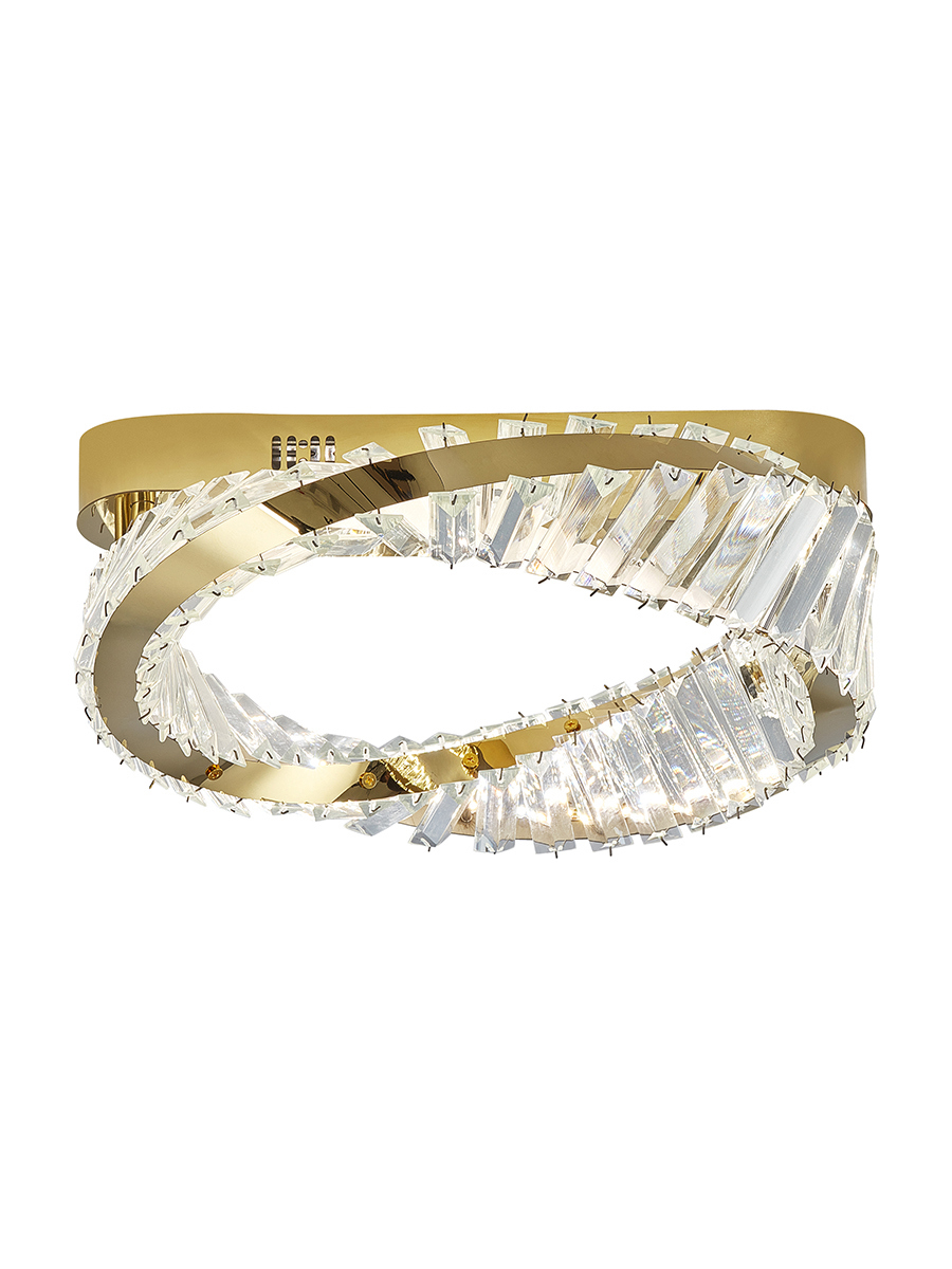 Изображение товара Люстра потолочная светодиодная Arte perfetto luce 8 м² пульт золото стиль модерн