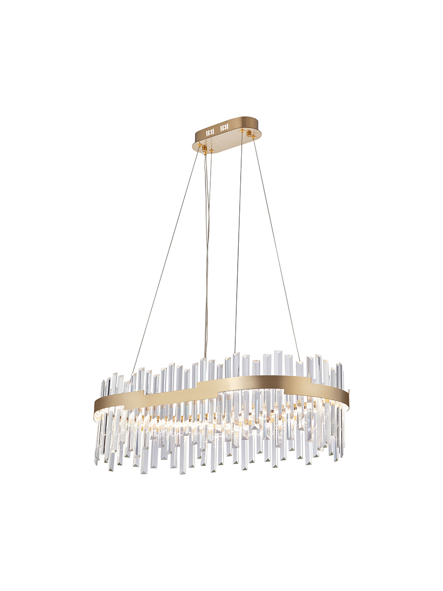 Изображение товара Люстра подвесная Arte perfetto luce 3331.2213.l800.bs с пультом управления 14 м²