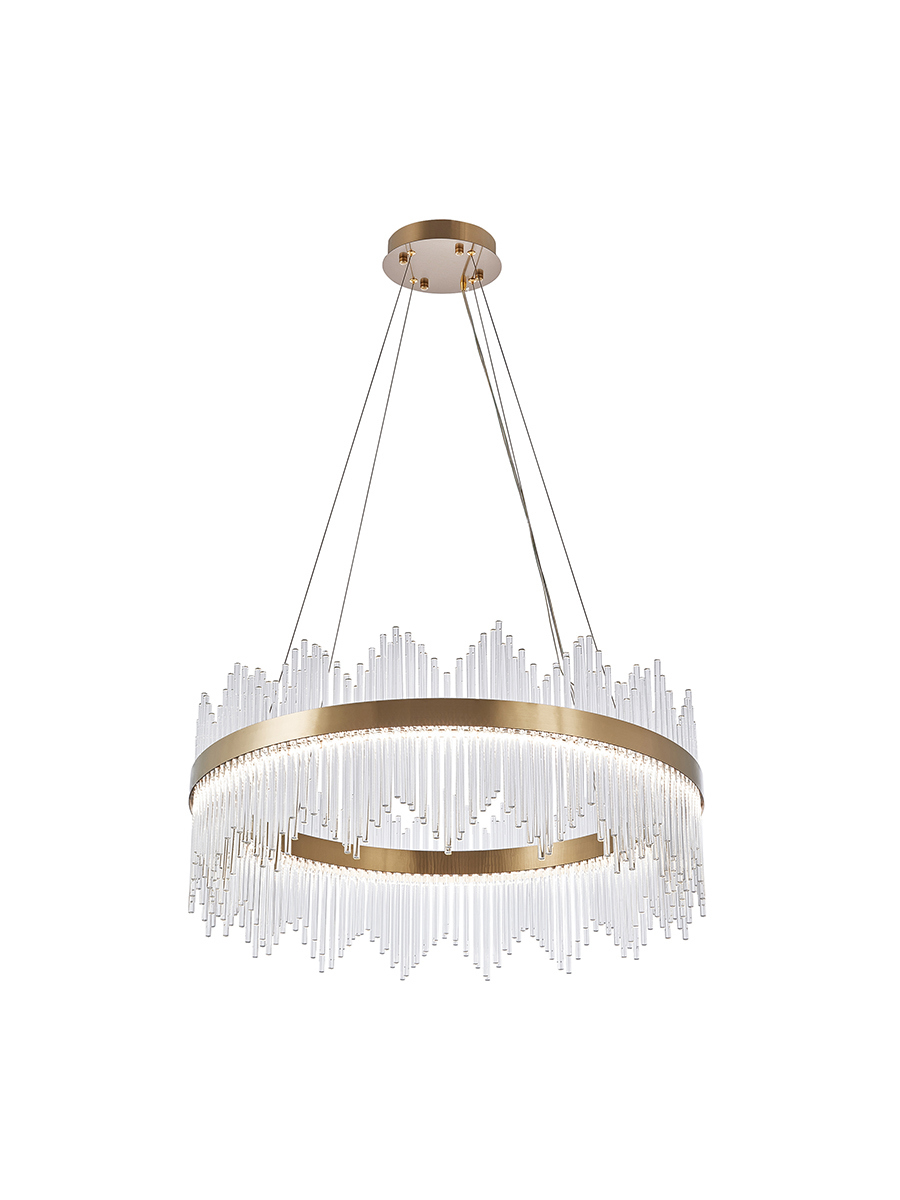 Изображение товара Люстра подвесная Arte perfetto luce 3331.4412.d800.bs с пультом управления 18 м² белый свет