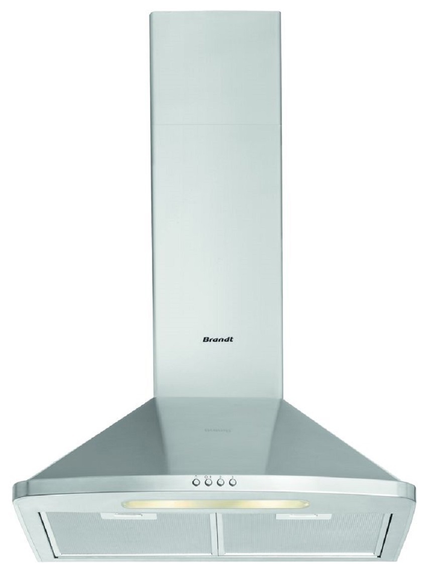 Изображение товара Островная вытяжка Brandt AD1046X 59.8 см серый с эффективной фильтрацией