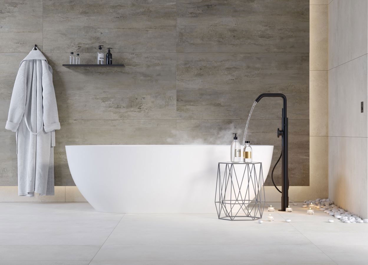 Изображение товара Керамогранит Kerranova K-2011/MR/600x1200x11 60x120см 1.44 м² цвет серый, цена за упаковку