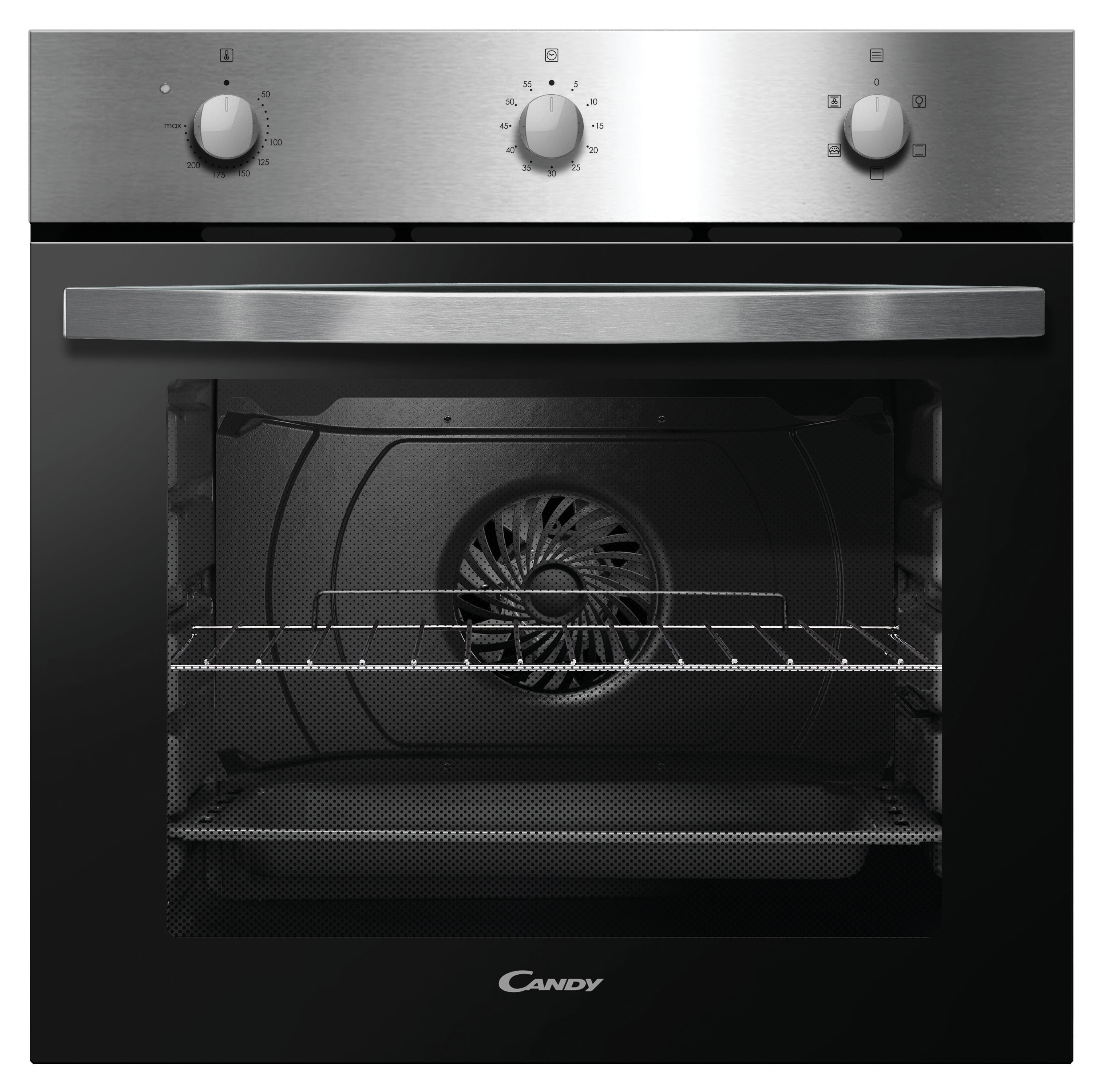 Изображение товара Электрический встраиваемый духовой шкаф Candy FIDCX502 59.5x59.5x56.8 см цвет нержавеющая сталь