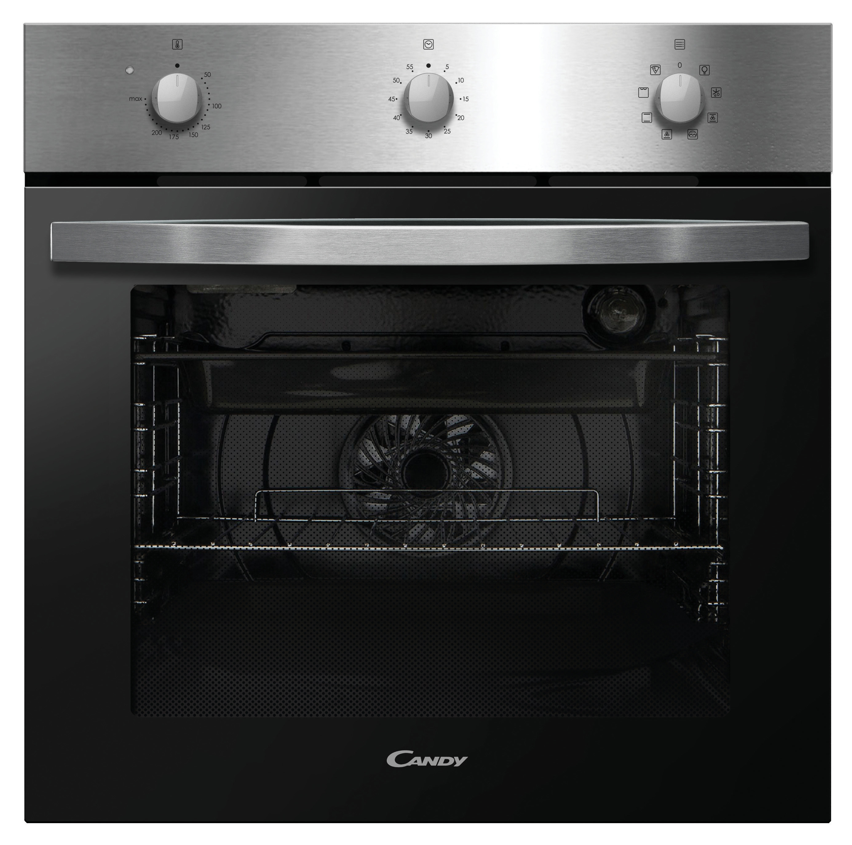 Изображение товара Электрический встраиваемый духовой шкаф Candy FIDC X612 59.5x59.5x56.8 см цвет нержавеющая сталь