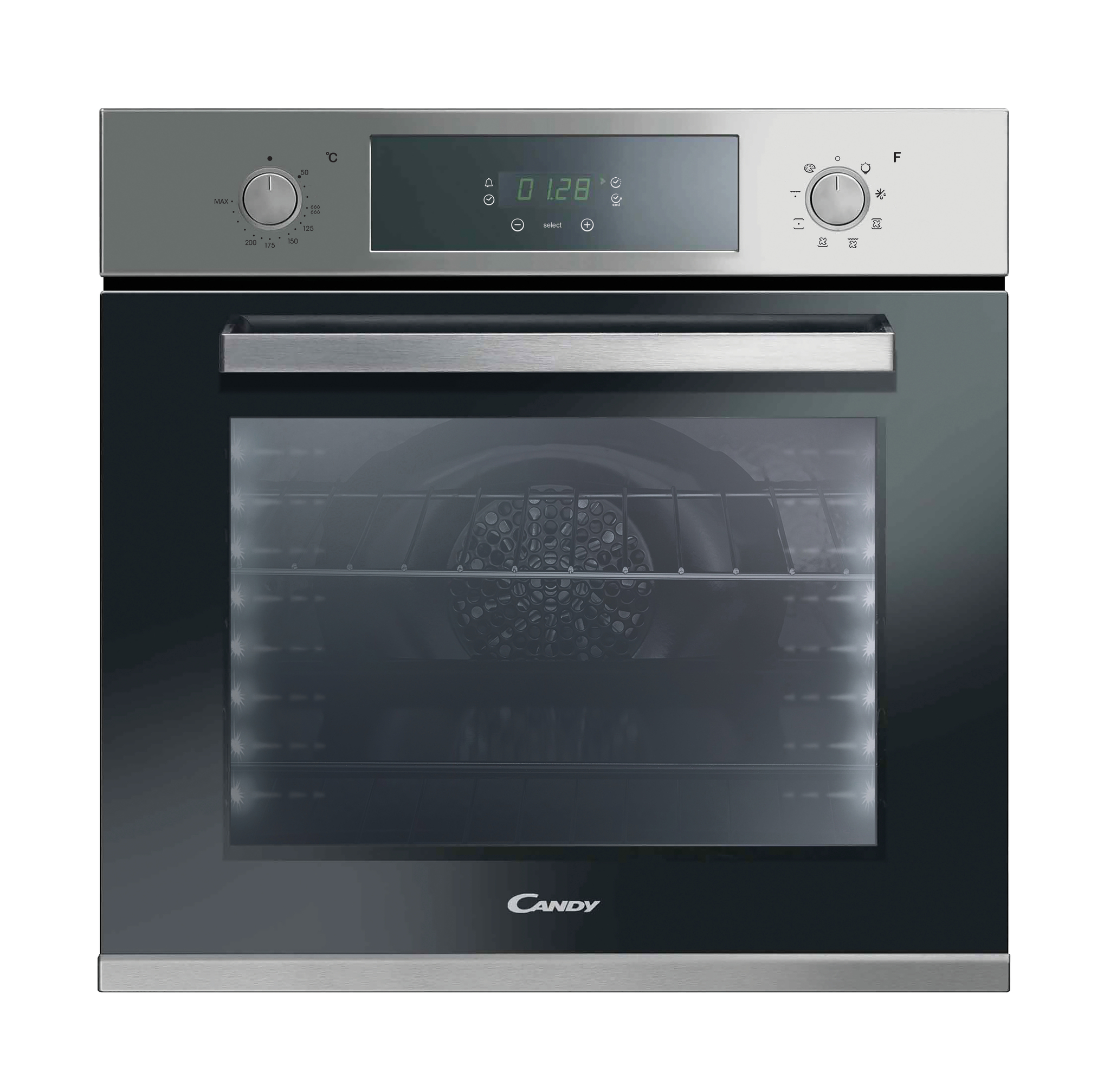 Изображение товара Электрический встраиваемый духовой шкаф Candy FCP625VXLE 59.5x59.5x56.7 см цвет серебристый