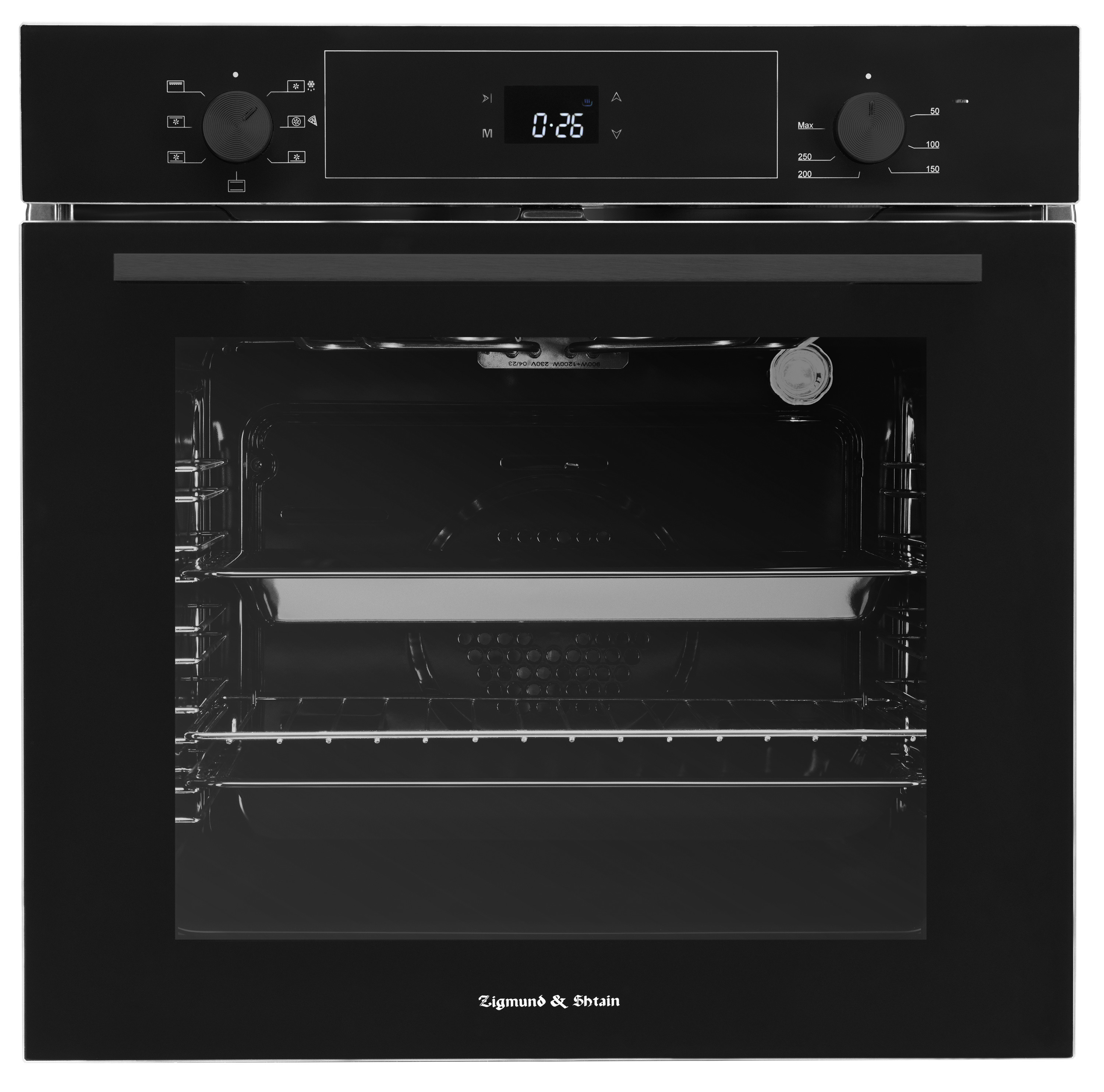 Изображение товара Электрический встраиваемый духовой шкаф Zigmund & shtain E 158 B 56.3x59.5x55 см цвет черный