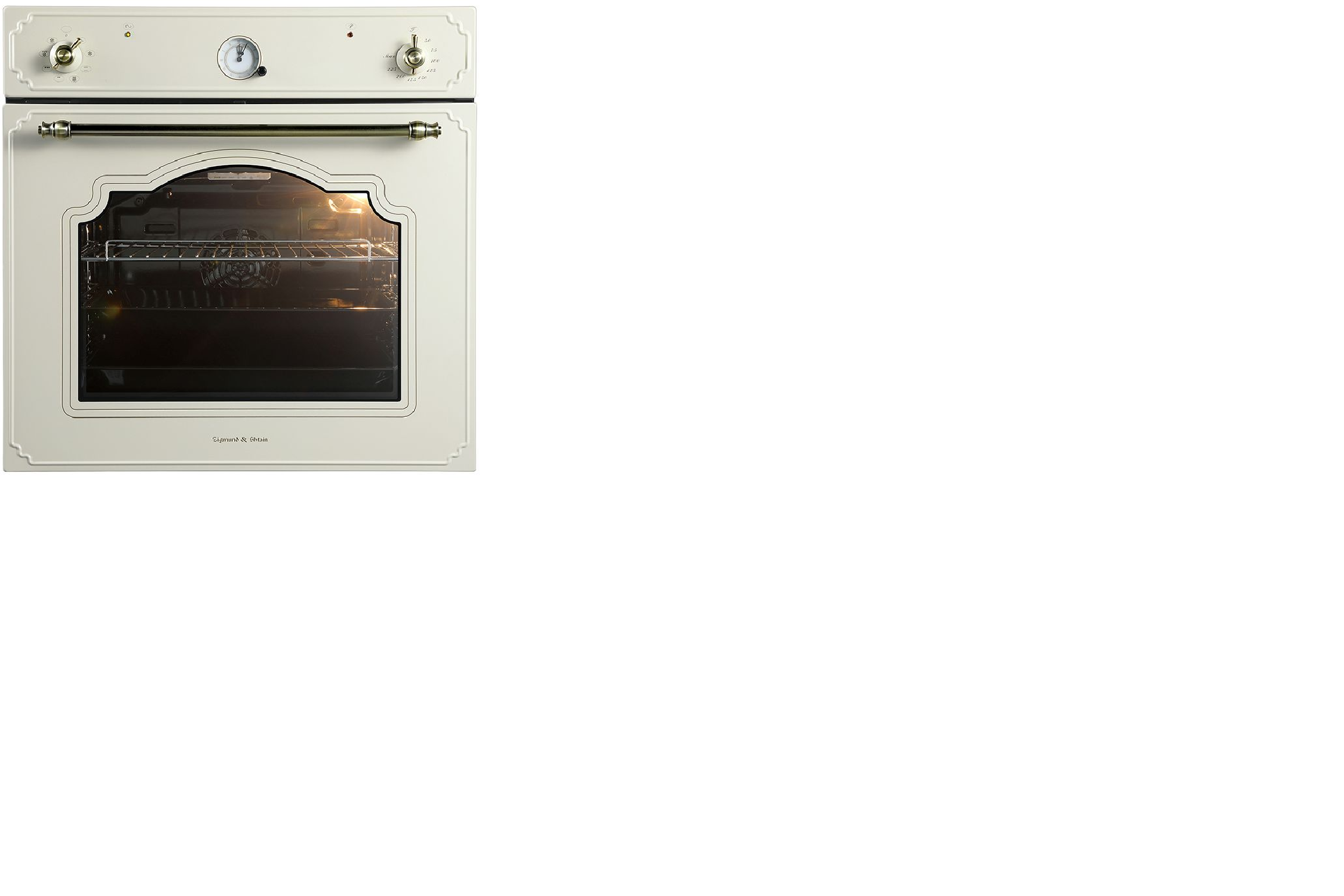 Изображение товара Электрический встраиваемый духовой шкаф Zigmund & shtain E 135 X 56x59x57 см цвет бежевый