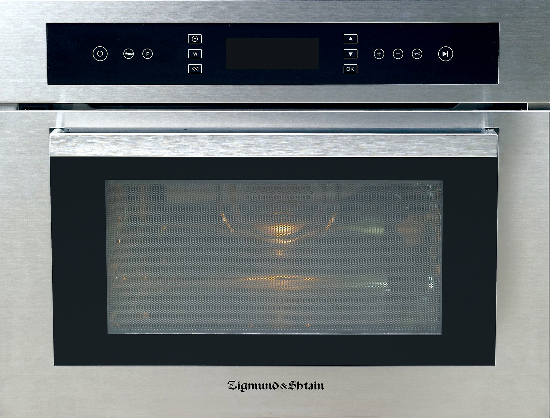 Изображение товара Встраиваемый электрический духовой шкаф Zigmund Shtain EN 102.112 S с микроволнами грилем