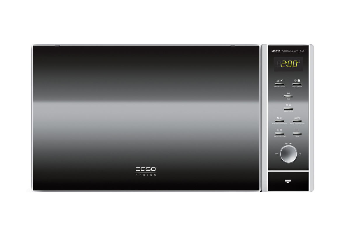 Изображение товара Отдельностоящая микроволновая печь Caso MCG 25 Ceramic Chef 25 л черная
