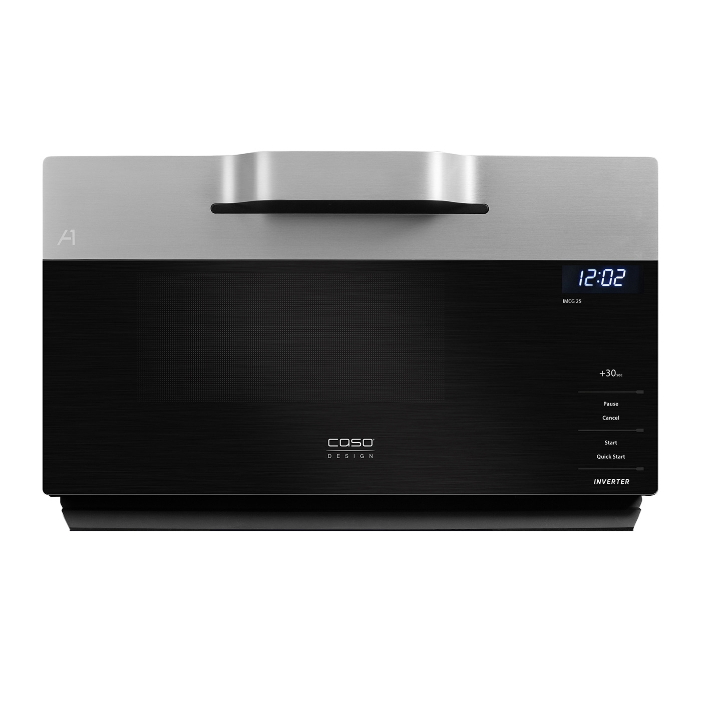 Изображение товара Отдельностоящая микроволновая печь Caso IMCG 25 25 л черный металлик