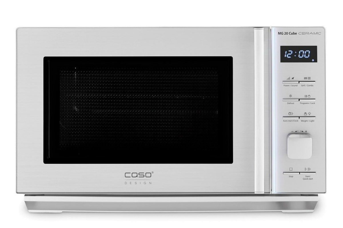 Изображение товара Микроволновая печь CASE MG 20 Cube Ceramic 20 л белая с кварцевым грилем