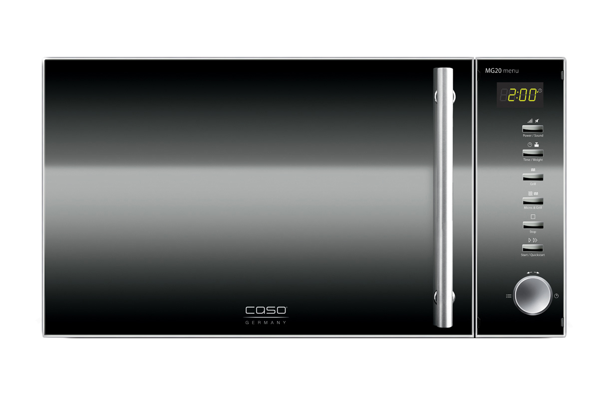 Изображение товара Отдельностоящая микроволновая печь Caso MG 20 Menu Black 20 л черная