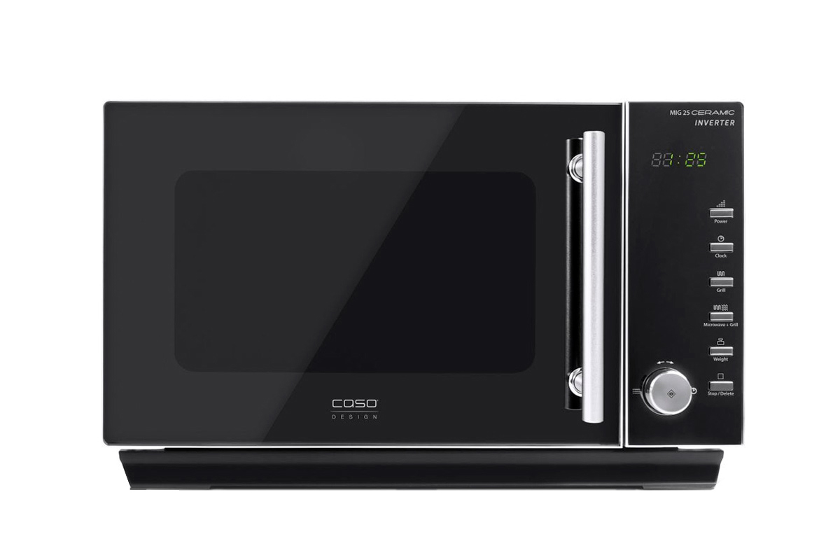 Изображение товара Отдельностоящая микроволновая печь Caso MIG 25 Ceramic 25 л серебристая