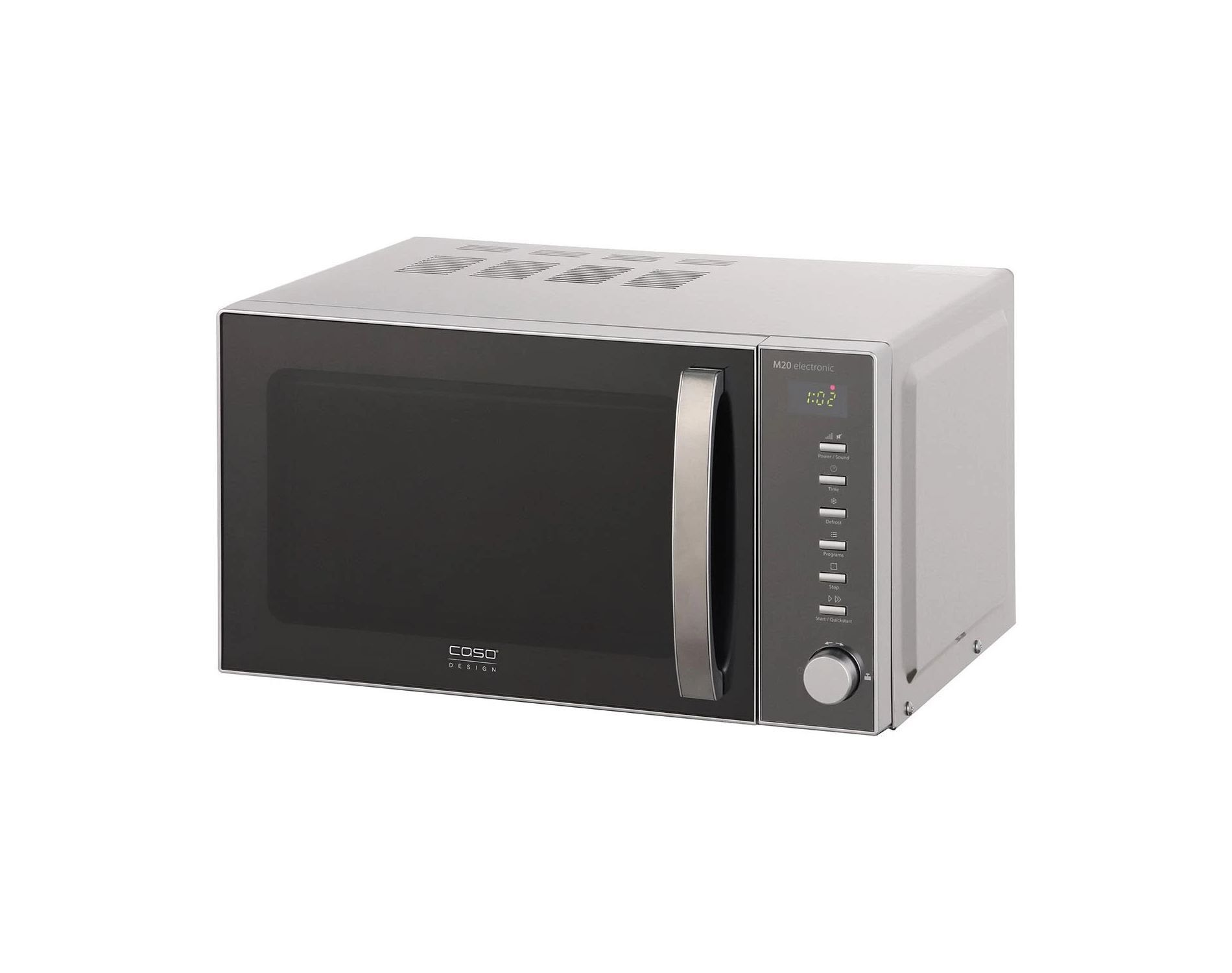 Изображение товара Отдельностоящая микроволновая печь Caso M 20 Electronic Black 20 л с электронным управлением