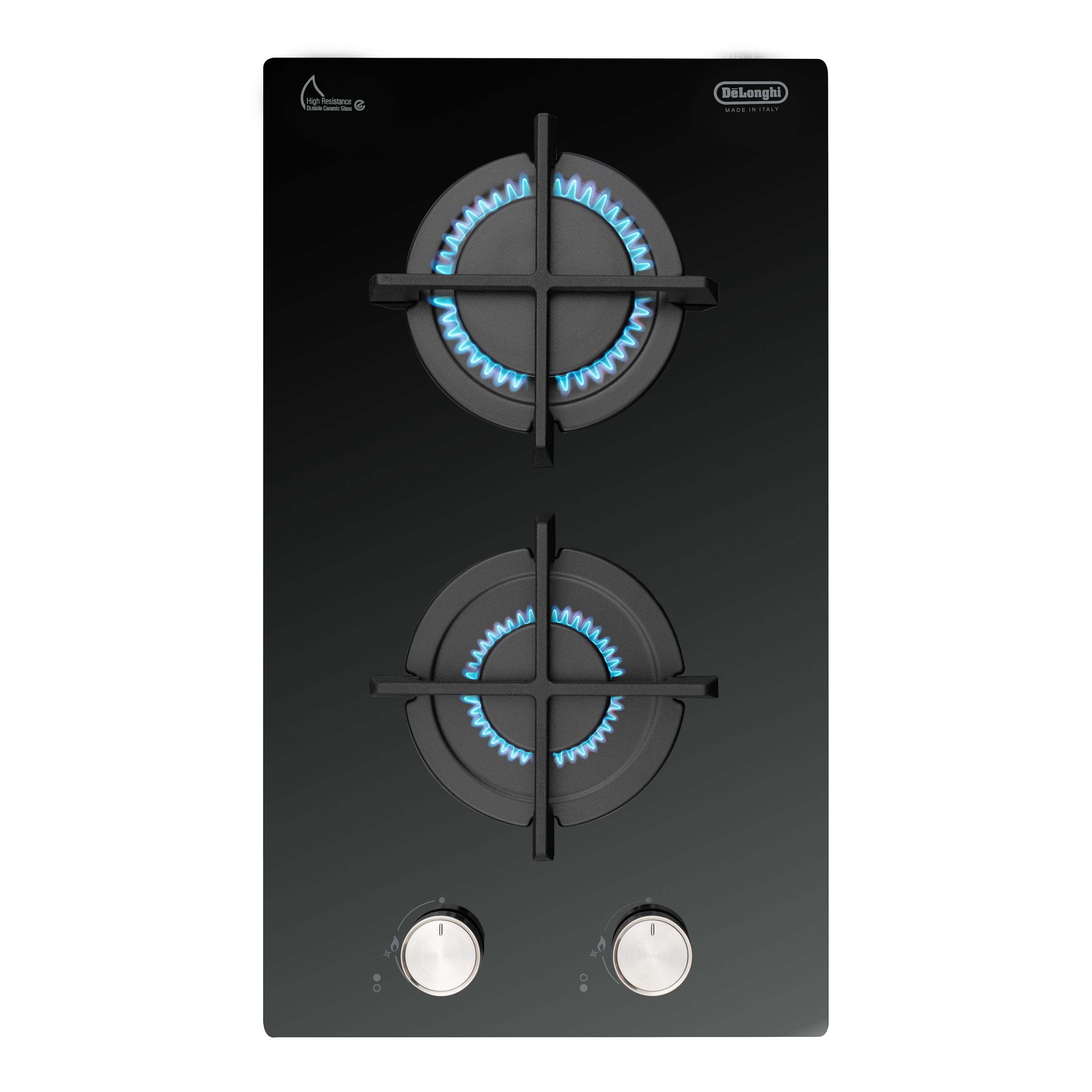 Изображение товара Газовая варочная панель Delonghi NSL 230 NC RUS 30 см 2 конфорки цвет черный