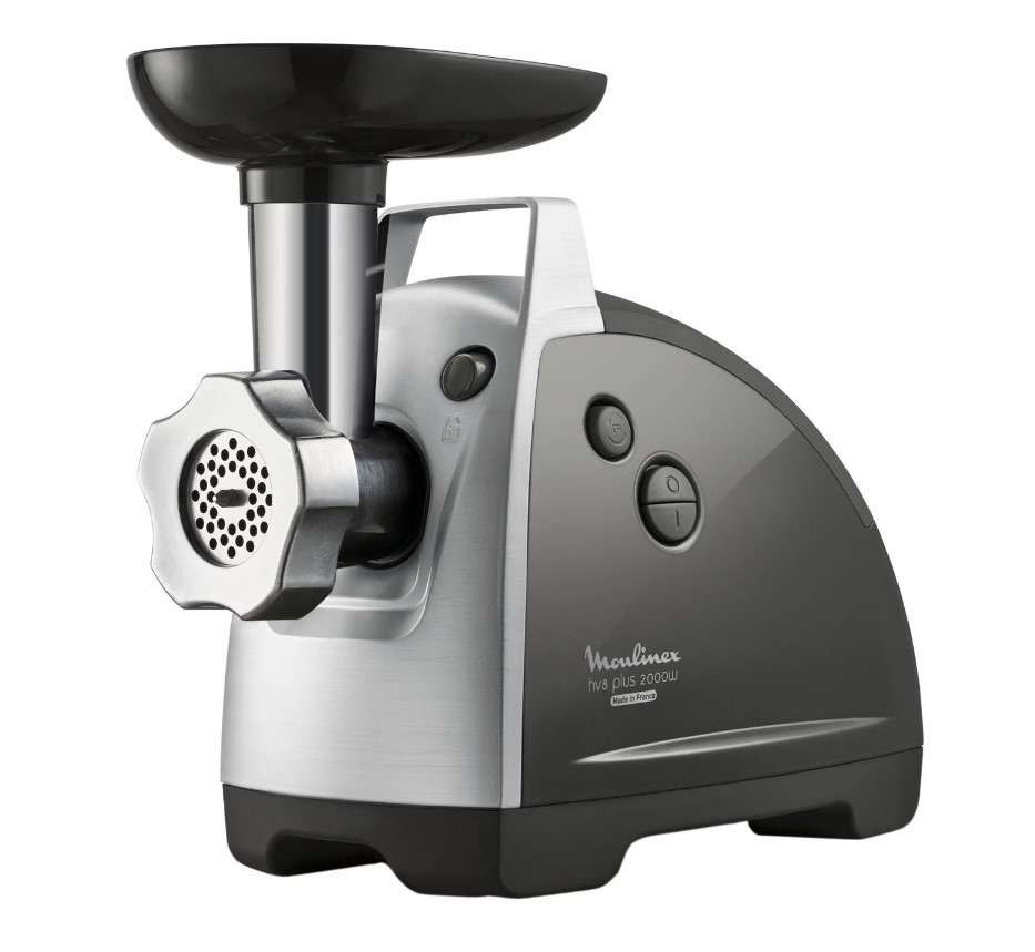 Изображение товара Мясорубка Moulinex HV8 plus 2000 Вт металл/пластик Черная Серебристая