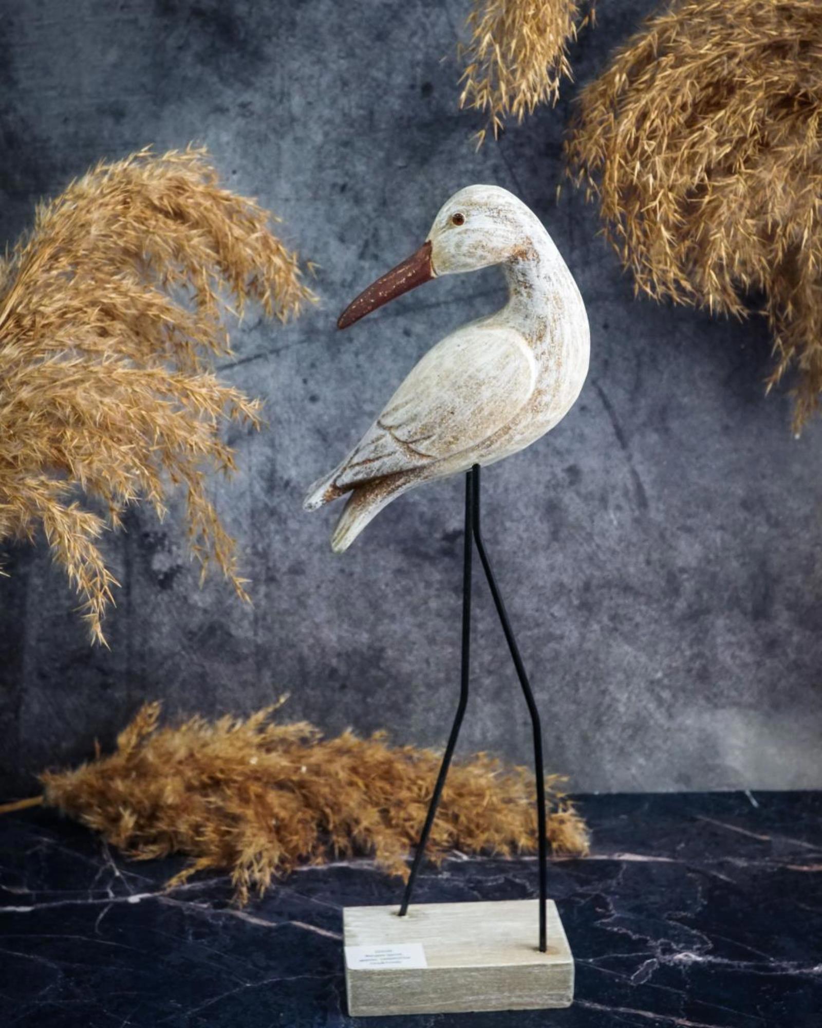 Изображение товара Статуэтка Cosy & Trendy "Цапля" 14x6x37 см дерево